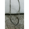 TAJ AMSTERDAM Zilveren Ketting model BASTE (lengte: 57cm.) - 22666