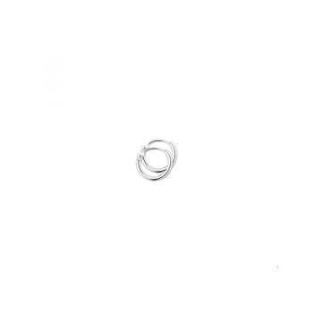 Oorringen, 14krt.witgoud (9x1,3mm.) - 23705