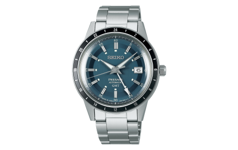 SEIKO PRESAGE "STYLE 60&#39;S" BLUE GMT SSK009, Automaat - 22668