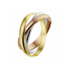 HC Ring, 14krt. tricolour goud (maat 17) - 23297