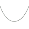 Collier, zilver/oxie venetiaans bol 2,0mm. (lengte: 50cm.) - 22671