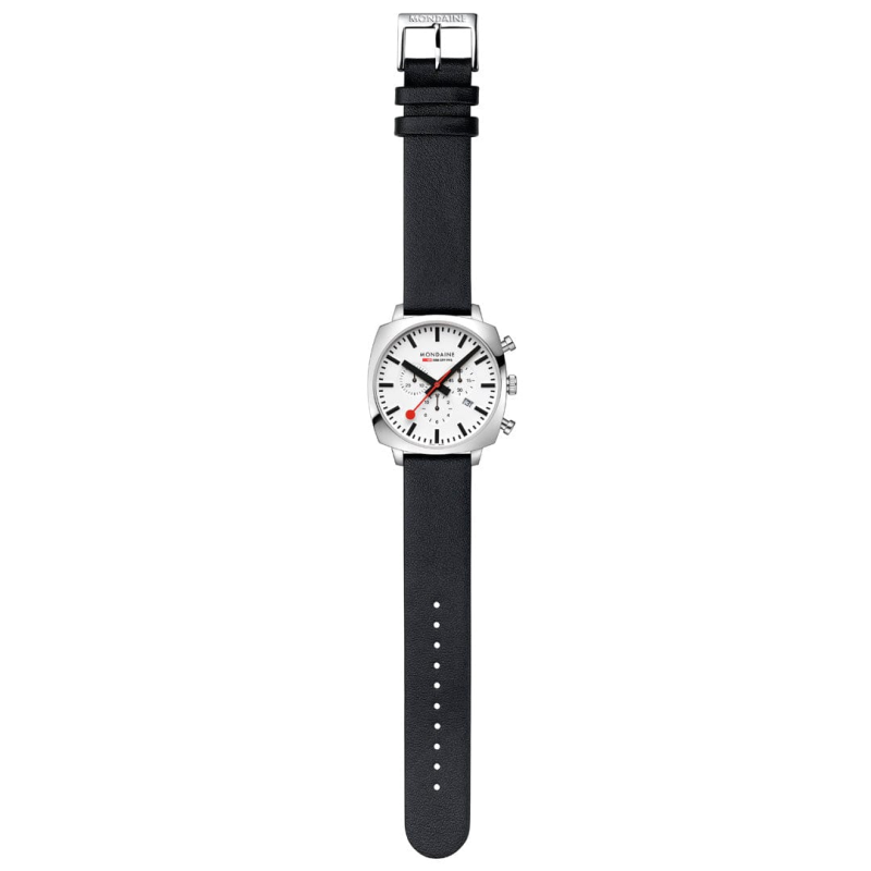 Mondaine Horloge Grand Cushion MSL.41410.LBV (met extra band) - 22690