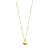 Collier, zilver verguld slotje (lengte: 41-45cm.) - 22758
