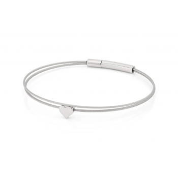 CLIC, Thinking of You edelstalen armband met Hartje. - 22797