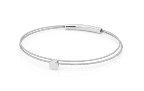 CLIC, Thinking of You edelstalen armband met Rondje. - 22798