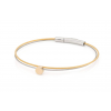 CLIC, Thinking of You edelstaal vergulde armband met Rondje - 22815 CLIC, Thinking of You edelstaal vergulde armband met Rondje - 22815