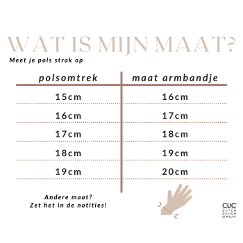 CLIC, Thinking of You edelstaal vergulde armband met Rondje - 22815