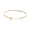 CLIC, Thinking of You edelstaal vergulde armband met Bloemetje - 22816 CLIC, Thinking of You edelstaal vergulde armband met Bloemetje - 22816