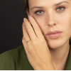 My Bendel Ring, edelstaal met fuchsia kleursteen - 22822