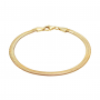 Armband, verguld slangenmotief (19cm.) - 22837