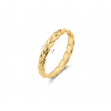 Jackie Ring,14krt.goud Petit Sablon (maat 56) - 22860
