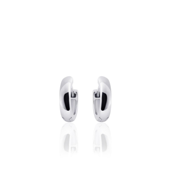 Oorringen, zilver gerhodineerd (3x13,5mm) - 22900 Oorringen, zilver gerhodineerd (3x13,5mm) - 22900