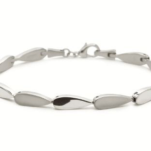 Boccia Armband, model 03052-01 titanium (19,5cm.>in te korten) - 22923 Boccia Armband, model 03052-01 titanium (19,5cm.>in te korten) - 22923