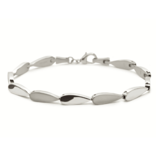 Boccia Armband, model 03052-01 titanium (19,5cm.>in te korten) - 22923