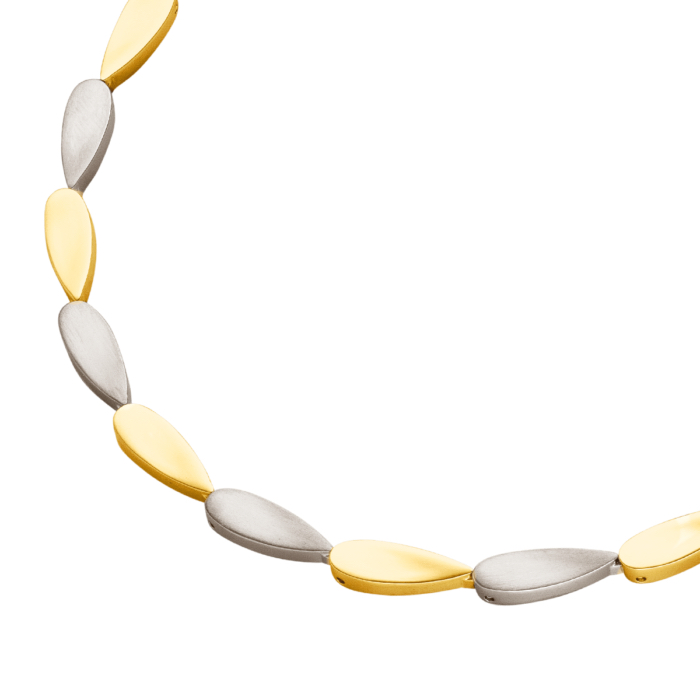 Boccia Collier, Titanium/bicolour model 08068-01 (lengte 45cm.) - 22928 Boccia Collier, Titanium/bicolour model 08068-01 (lengte 45cm.) - 22928