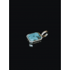 TAJ AMSTERDAM Zilveren Hanger Chetas met Turkoois "geluk en bescherming" (12x21mm) - 22942 TAJ AMSTERDAM Zilveren Hanger Chetas met Turkoois "geluk en bescherming" (12x21mm) - 22942