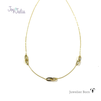 Joy & Julia Collier, 14krt.goud boxlink (lengte: 42-45m.) - 22965