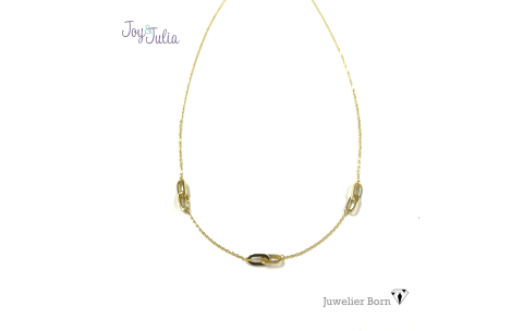 Joy & Julia Collier, 14krt.goud boxlink (lengte: 42-45m.) - 22965