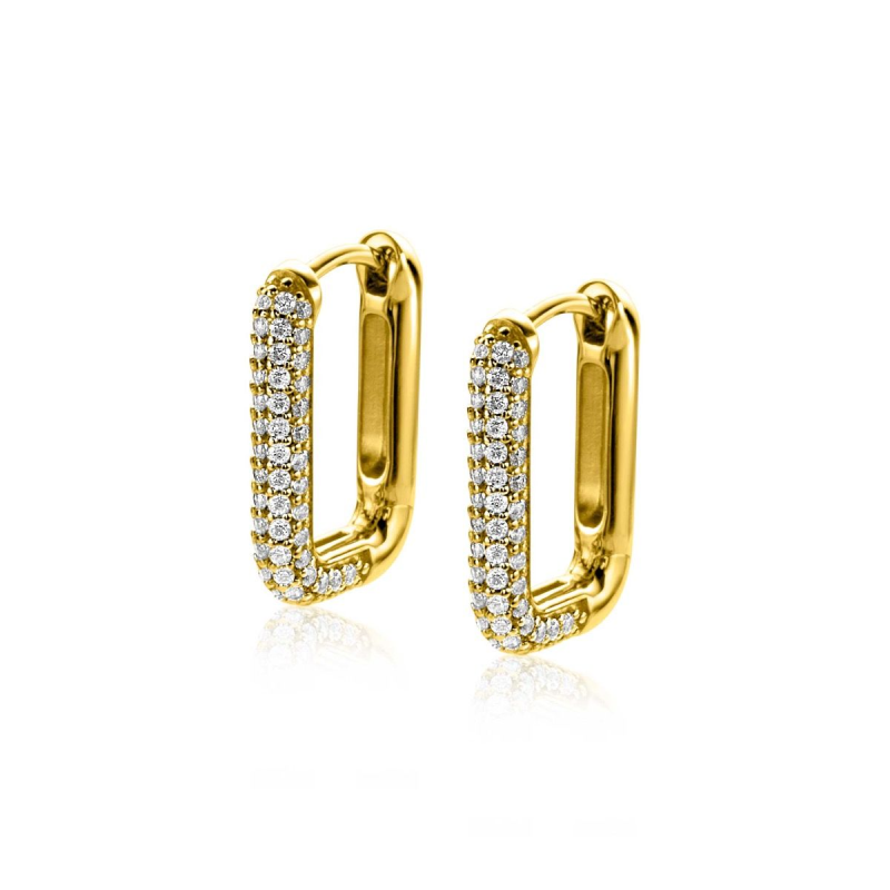 Zinzi Oorringen, model ZIO2222Y (18x3mm.) - 22997 Zinzi Oorringen, model ZIO2222Y (18x3mm.) - 22997