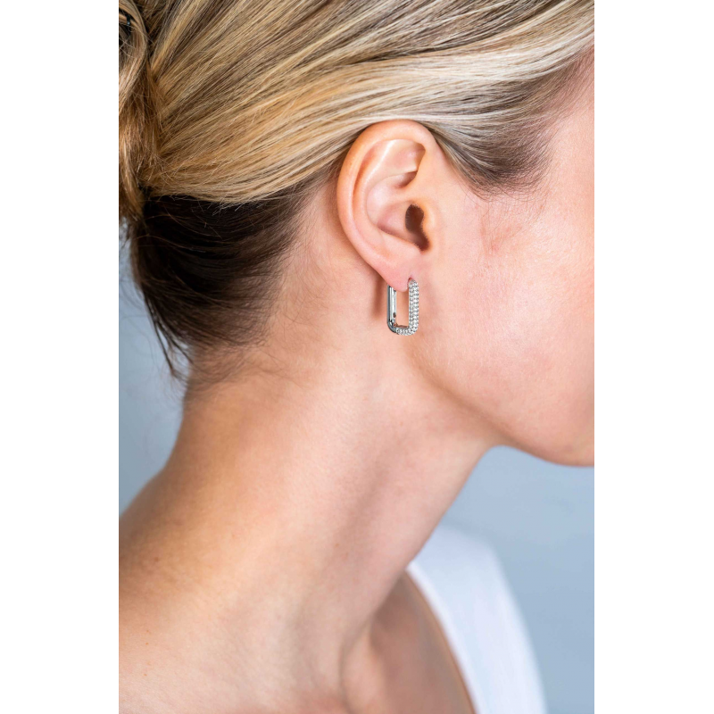 Zinzi Oorringen, model ZIO2222Z (18x3mm.) - 22998 Zinzi Oorringen, model ZIO2222Z (18x3mm.) - 22998