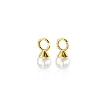 Zinzi Oorbedels, model ZICH1749WG excl.creolen (6mm.) - 23016