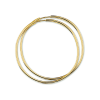 Oorringen, 14krt.goud (37x2,5mm.) - 23022