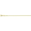 Collier, zilver verguld venetiaans (lengte: 50cm.) - 23049