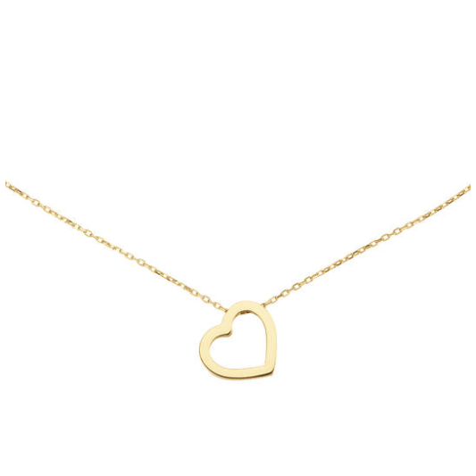 Jackie Collier, 14krt.goud Heart (lengte: 40-45cm.) - 23058 Jackie Collier, 14krt.goud Heart (lengte: 40-45cm.) - 23058