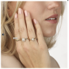 My Bendel Ring, edelstaal verguld met witte glasparel - 23125 My Bendel Ring, edelstaal verguld met witte glasparel - 23125
