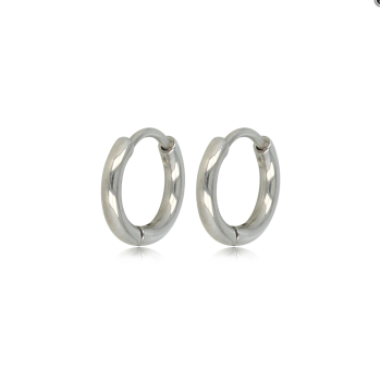 My Bendel Oorringen, edelstaal  (12x2mm.) - 23133