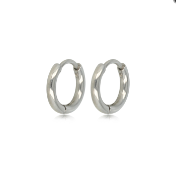 My Bendel Oorringen, edelstaal  (12x2mm.) - 23133