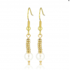 My Bendel Oorhangers, verguld edelstaal met glasparel - 23136 My Bendel Oorhangers, verguld edelstaal met glasparel - 23136