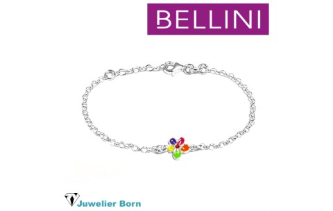 Bellini Kinderarmband, model  573.076 bloem multi (verstelbaar 14-16cm.) - 23153