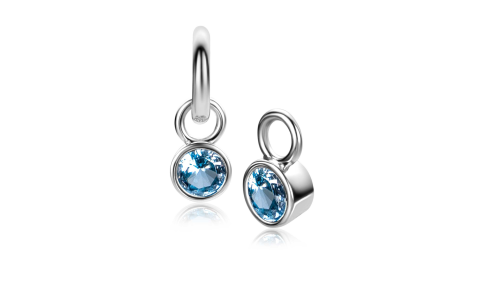 Zinzi Oorbedels, model ZICHZ-DEC birthstone december excl. oorringen (7mm.) - 23165