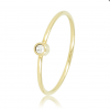 My Bendel Ring, staal verguld met wit zirkonia - 23181 My Bendel Ring, staal verguld met wit zirkonia - 23181