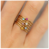 My Bendel Ring, staal verguld met wit zirkonia - 23181 My Bendel Ring, staal verguld met wit zirkonia - 23181