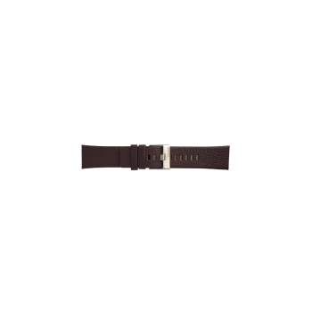 Horlogeband 24mm Bruin ter vervanging van Orginele Diesel band - 24428