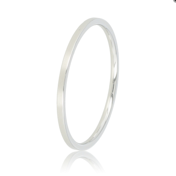 My Bendel Ring, edelstaal (1mm.breed) - 23222