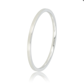 My Bendel Ring, edelstaal (1mm.breed) - 23222