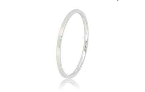 My Bendel Ring, edelstaal (1mm.breed) - 23222