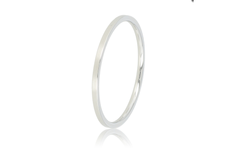 My Bendel Ring, edelstaal (1mm.breed) - 23222