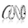Zinzi Ring, Model ZIR828 zilver gerhodineerd - 23223