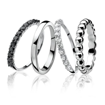 Zinzi Ring, Model ZIR828 zilver gerhodineerd - 23223