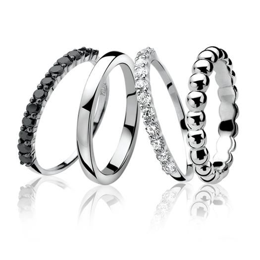 Zinzi Ring, Model ZIR828 zilver gerhodineerd - 23223