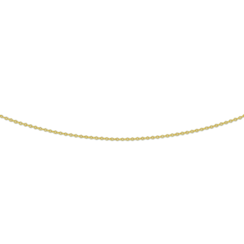 Collier, 14krt.goud ankerschakel 0,8mm. (lengte 45cm.) - 23250