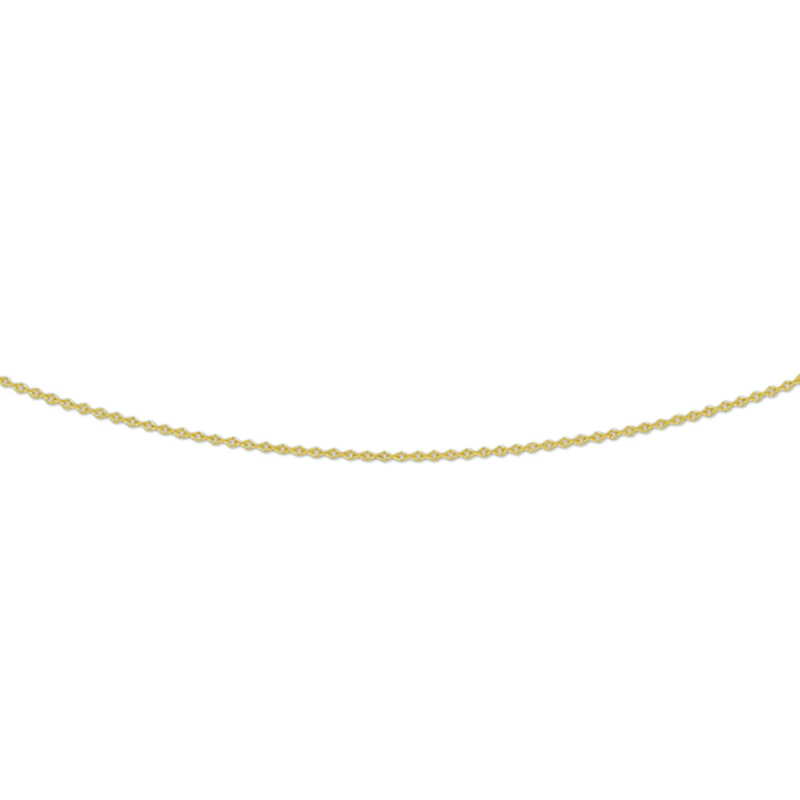Collier, 14krt.goud ankerschakel 0,8mm. (lengte 45cm.) - 23250 Collier, 14krt.goud ankerschakel 0,8mm. (lengte 45cm.) - 23250