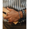 TAJ AMSTERDAM Kralen Herenarmband Nhean met Lapis Lazuli (maat SM: 20,5cm) - 23262