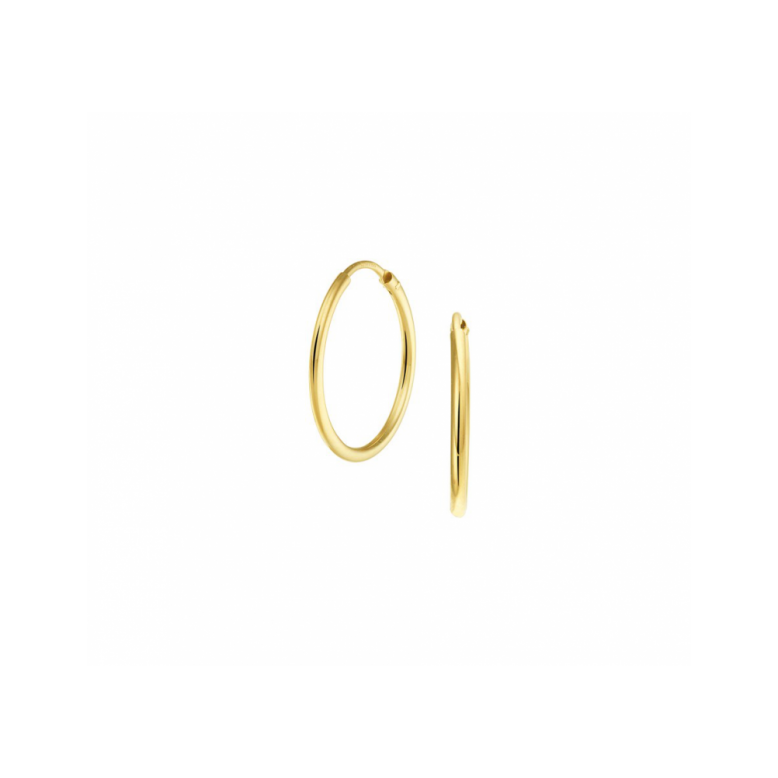 Oorringen, 9 karaat (20x1,5mm.) - 23395