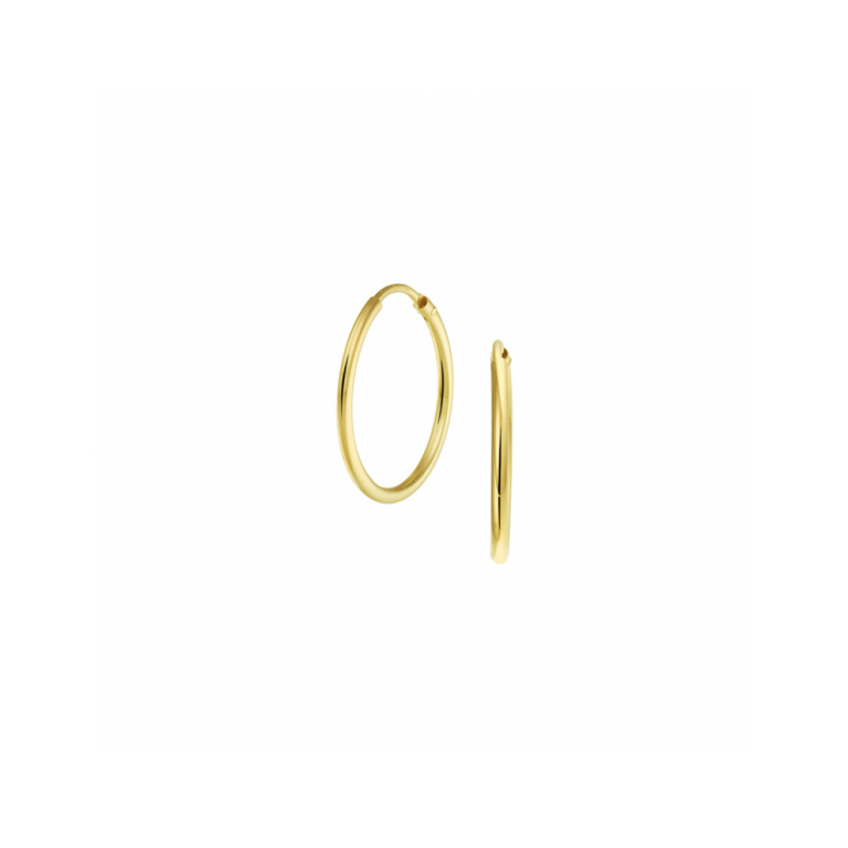 Oorringen, 9 karaat (20x1,5mm.) - 23395