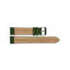 Horlogeband 14mm Groen, krokodillen print - 24380